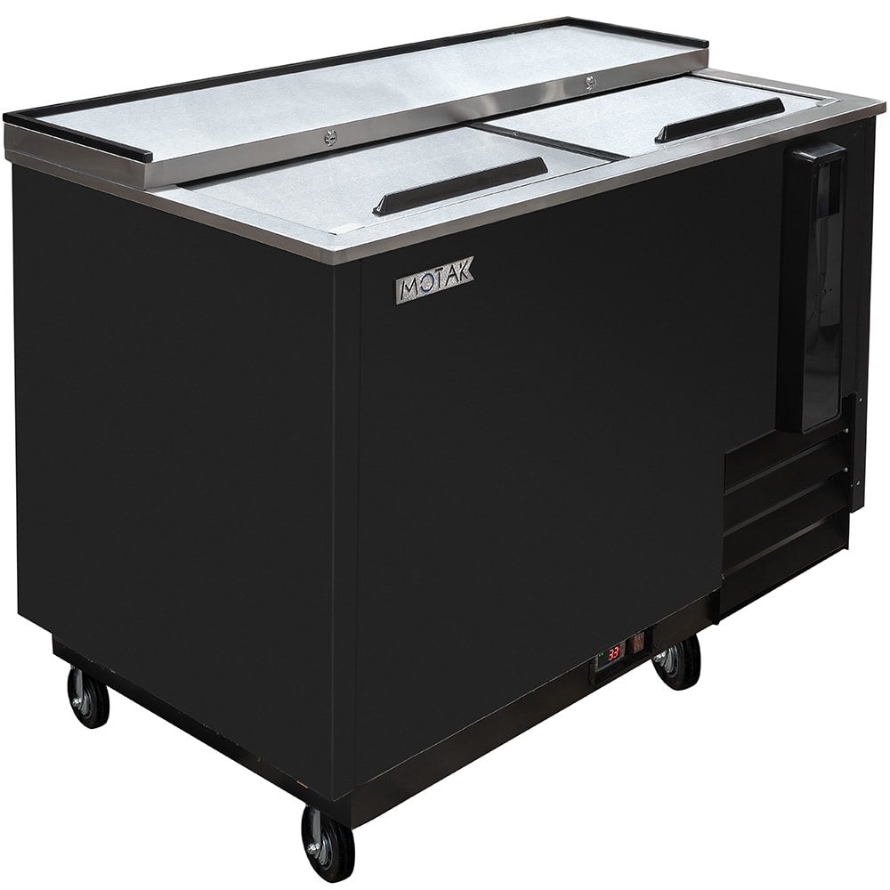 MoTak MBST-50-X 49 1/2" Forced Air Bottle Cooler - Holds (365) 12 oz Bottles, Lid Locks, 115v