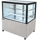 MoTak MCD47-2X 47 1/4" Full Service Bakery Case w/ Straight Glass - (3) Levels, 115v thumbnail 3