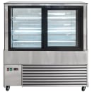 MoTak MCD47-2X 47 1/4" Full Service Bakery Case w/ Straight Glass - (3) Levels, 115v thumbnail 6