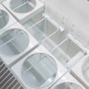 MoTak MDC18-X 47" Mobile Ice Cream Dipping Cabinet w/ 12 Tub Capacity - White, 115v thumbnail 18