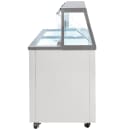 MoTak MDC26-X 67 3/4" Mobile Ice Cream Dipping Cabinet w/ 20 Tub Capacity - White, 115v thumbnail 5