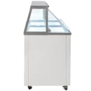 MoTak MDC26-X 67 3/4" Mobile Ice Cream Dipping Cabinet w/ 20 Tub Capacity - White, 115v thumbnail 6