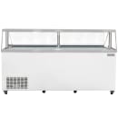 MoTak MDC35-X 88 5/8" Mobile Ice Cream Dipping Cabinet w/ 28 Tub Capacity - White, 115v thumbnail 2
