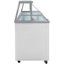 MoTak MDC35-X 88 5/8" Mobile Ice Cream Dipping Cabinet w/ 28 Tub Capacity - White, 115v thumbnail 4
