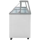 MoTak MDC35-X 88 5/8" Mobile Ice Cream Dipping Cabinet w/ 28 Tub Capacity - White, 115v thumbnail 5