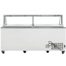 MoTak MDC35-X 88 5/8" Mobile Ice Cream Dipping Cabinet w/ 28 Tub Capacity - White, 115v thumbnail 6