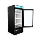 MoTak MGD-1DF-12-HC 25" One Section Display Freezer w/ Swing Doors - Bottom Mount Compressor, Black, 115v thumbnail 2