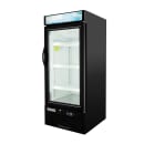 MoTak MGD-1DF-12-HC 25" One Section Display Freezer w/ Swing Doors - Bottom Mount Compressor, Black, 115v thumbnail 3