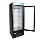 MoTak MGD-1DF-16-HC 25" One Section Display Freezer w/ Swing Doors - Bottom Mount Compressor, Black, 115v thumbnail 4