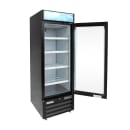 MoTak MGD-1DF-23-HC 26 4/5" One Section Display Freezer w/ Swing Door - Bottom Mount Compressor, Black, 115v thumbnail 2