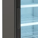 MoTak MGD-1DF-26-HC 28 3/10" One Section Display Freezer w/ Swing Doors - Bottom Mount Compressor, Black, 115v thumbnail 13
