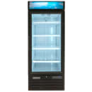 MoTak MGD-1DF-26-HC 28 3/10" One Section Display Freezer w/ Swing Doors - Bottom Mount Compressor, Black, 115v thumbnail 3