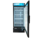 MoTak MGD-1DF-26-HC 28 3/10" One Section Display Freezer w/ Swing Doors - Bottom Mount Compressor, Black, 115v thumbnail 4