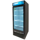 MoTak MGD-1DF-26-HC 28 3/10" One Section Display Freezer w/ Swing Doors - Bottom Mount Compressor, Black, 115v thumbnail 5