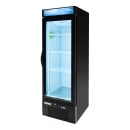 MoTak MGD-1DR-16-HC 25" One Section Glass Door Merchandiser - (1) Right Hinge Door, Black, 115v thumbnail 2