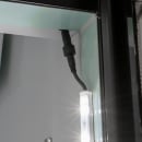 MoTak MGD-1DR-23-X 28 3/8" One Section Glass Door Merchandiser - (1) Right Hinge Door, Black, 115v thumbnail 18