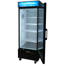 MoTak MGD-1DR-23-X 28 3/8" One Section Glass Door Merchandiser - (1) Right Hinge Door, Black, 115v thumbnail 6