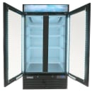 MoTak MGD-2DF-36-HC 39 1/2" Two Section Display Freezer w/ Swing Doors - Bottom Mount Compressor, Black, 115v thumbnail 4