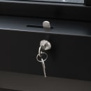 MoTak MGD-2DF-48-HC 54" Two Section Display Freezer w/ Swing Doors - Bottom Mount Compressor, Black, 115v thumbnail 12