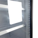 MoTak MGD-2DF-48-HC 54" Two Section Display Freezer w/ Swing Doors - Bottom Mount Compressor, Black, 115v thumbnail 5