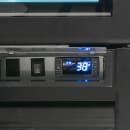 MoTak MGD-2DR-36-HC 39 1/2" Two Section Glass Door Merchandiser - (2) Left/Right Hinge Doors, Black, 115v thumbnail 10