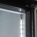 MoTak MGD-2DR-48-X 53 1/8" Two Section Glass Door Merchandiser - (2) Left/Right Hinge Doors, Black, 115v thumbnail 17