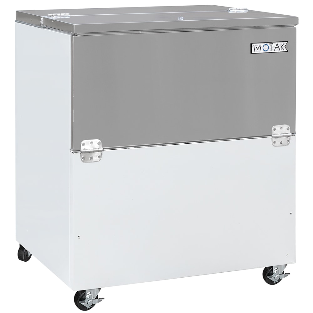MoTak MMC34-X Milk Cooler w/ Top & Side Access - (512) Half Pint Carton Capacity, 115v
