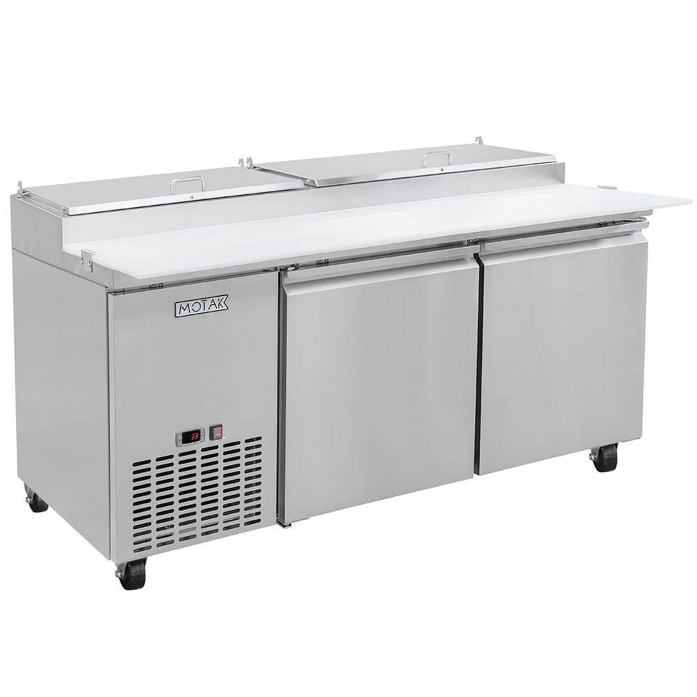 MoTak MPR-67-X 67 1/4" Pizza Prep Table w/ Refrigerated Base, 115v