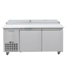 MoTak MPR-67-X 67 1/4" Pizza Prep Table w/ Refrigerated Base, 115v thumbnail 4