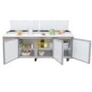 MoTak MPR-93-X 91 7/8" Pizza Prep Table w/ Refrigerated Base, 115v thumbnail 2