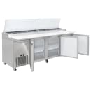 MoTak MPR-93-X 91 7/8" Pizza Prep Table w/ Refrigerated Base, 115v thumbnail 3