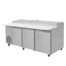 MoTak MPR-93-X 91 7/8" Pizza Prep Table w/ Refrigerated Base, 115v thumbnail 5