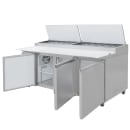 MoTak MPR-93-X 91 7/8" Pizza Prep Table w/ Refrigerated Base, 115v thumbnail 6