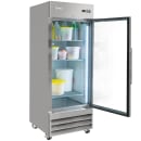 MoTak MSD-1DR-BAL-27-G-X 29" One Section Reach In Refrigerator - (1) Right Hinge Glass Door, 115v thumbnail 2
