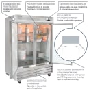 MoTak MSD-2DF-BAL-X 54" Two Section Reach In Freezer, (2) Left/Right Hinge Solid Doors, 115v thumbnail 23