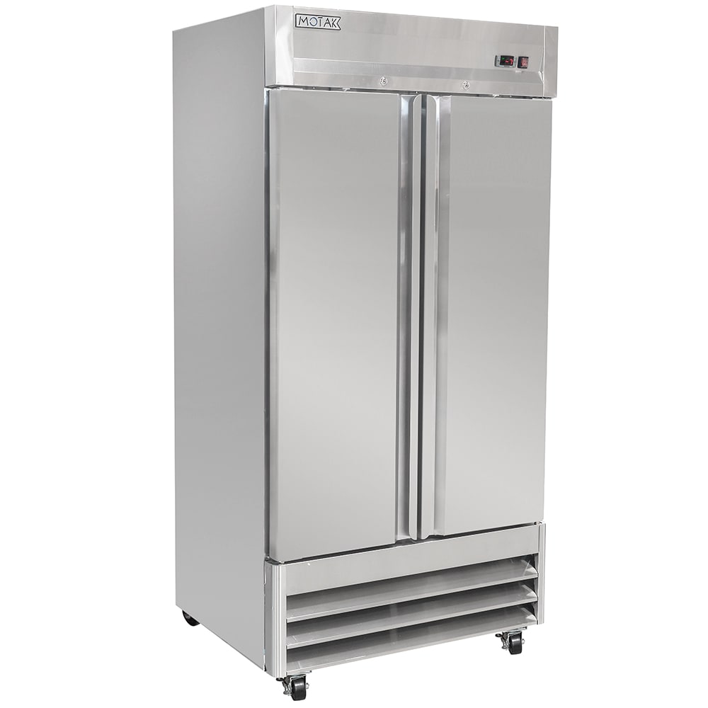MoTak MSD-2DF-BAL-35-X 39 1/2" Two Section Reach In Freezer, (2) Left/Right Hinge Solid Doors, 115v