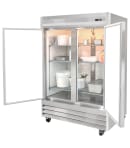 MoTak MSD-2DR-BAL-X 54" Two Section Reach In Refrigerator, (2) Left/Right Hinge Solid Doors, 115v thumbnail 6