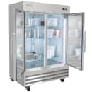 MoTak MSD-2DR-BAL-54-G-X 54" Two Section Reach In Refrigerator - (2) Left/Right Hinge Glass Doors, 115v thumbnail 3