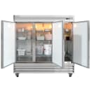 MoTak MSD-3DF-BAL-X 80 7/8" Three Section Reach In Freezer, (3) Left/Right Hinge Solid Doors, 115v thumbnail 2