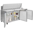 MoTak MST-72-30-X 70 2/5" Mega Top Sandwich/Salad Prep Table w/ Refrigerated Base, 115v thumbnail 2