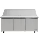 MoTak MST-72-30-X 70 2/5" Mega Top Sandwich/Salad Prep Table w/ Refrigerated Base, 115v thumbnail 3