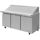 MoTak MST-72-30-X 70 2/5" Mega Top Sandwich/Salad Prep Table w/ Refrigerated Base, 115v thumbnail 5