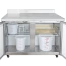 MoTak MWF-48-X 47 1/4" W Worktop Freezer w/ (2) Sections & (2) Doors, 115v thumbnail 6