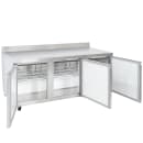 MoTak MWF-72-HC 71 7/10" W Worktop Freezer w/ (3) Sections & (3) Doors, 115v thumbnail 2