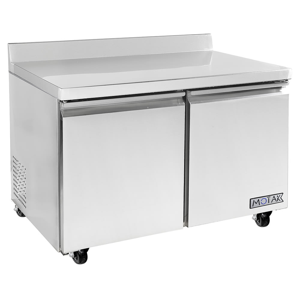 MoTak MWR-48-X 47 1/4" Worktop Refrigerator w/ (2) Sections, 115v