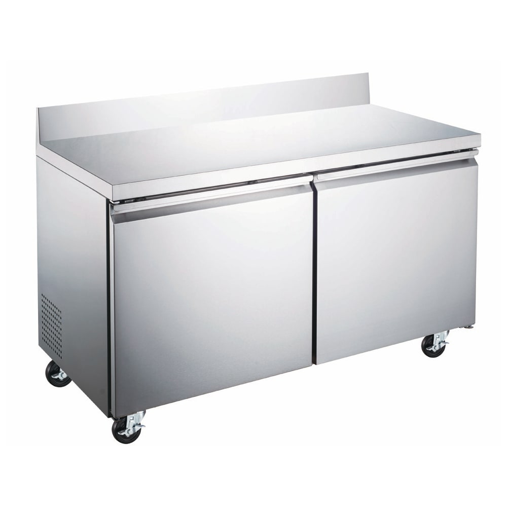 MoTak MWR-60-X 60 1/4" Worktop Refrigerator w/ (2) Section, 115v