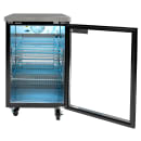 MoTak MBB-1D-27-G-X 23 1/2" Bar Refrigerator - 1 Swinging Glass Door, Black, 115v thumbnail 4