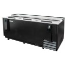 MoTak MBST-80-X 79 1/2" Forced Air Bottle Cooler - Holds (720) 12 oz Bottles, Stainless Interior, 115v thumbnail 5