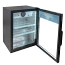 MoTak MCM5-X 24 3/8" Countertop Refrigerated Merchandiser - Swing Door, Black, 115v thumbnail 2