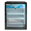 MoTak MCM5-X 24 3/8" Countertop Refrigerated Merchandiser - Swing Door, Black, 115v thumbnail 3